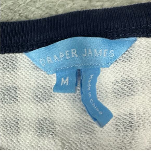 Draper James Size M Womens Black Gingham Crewneck Natalie Sweatshirt - Picture 3 of 7